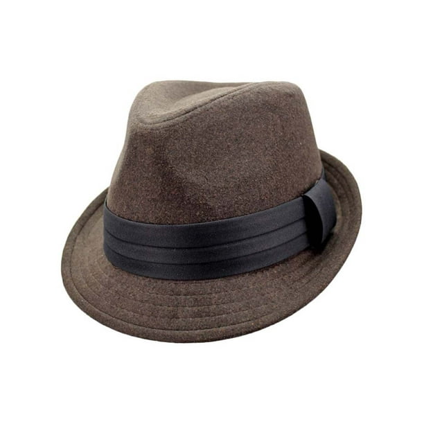 Luxury Divas Zigzag Angora Wool Fedora Hat 